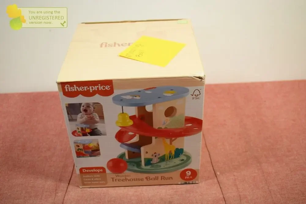 Fisher-Price Wooden Treehouse Ball Run Baby & Toddler Toy (Incomplete)